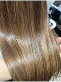 髪質改善/ハイライト/ベージュ