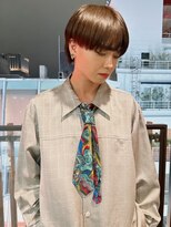 ジーナ 天神(Zina)&nbsp;ブルーブラック韓国マッシュ