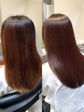 ◎髪質改善ストレート ◎自然なまとまりとツヤ髪へ◎[鹿児島/美容室/髪質改善/個室空間]