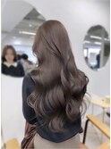 シナモンベージュ＊艶カラー＊韓国レイヤー【渋谷】