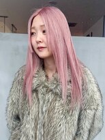 アルバム 渋谷パルコ(ALBUM)&nbsp;ロング顔周りレイヤーくびれヘア韓国ヘアおくれ毛_F0634