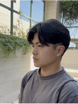 スタイル 成城学園前(STYLE) メンズ センターパート 毛流れパーマ