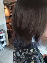 スーリール 姪浜店(Sourire)&nbsp;インナカラー×ネイビーブルー☆