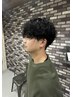メンズ限定【カット＋ナチュラルパーマ】￥11000→￥9000