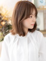 カバーヘア ブリス 戸田公園西口店(COVER HAIR bliss) 大人ガーリーミディアムレイヤー外ハネパーマA1戸田公園30代40代