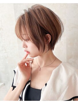 コピュラ コピュラカワゴエ(COPULA) デザインカラーレイヤーカットウェットヘア夏オリーブベージュ