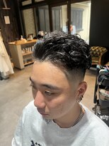 スウェル 柏店(Swell)&nbsp;MEN’S HAIR/ブルーブラック/フェザーパーマ/柏