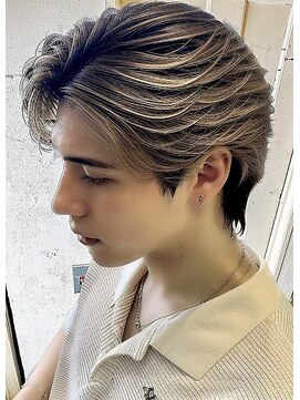 エノア 東京(ENORE) メンズ/ブリーチ/ダブルカラー/ハイライト/バレイヤージュ