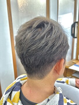白髪染めなしオシャ染めスタイル