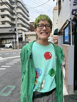 ベンジー 薬院大通店(benji)&nbsp;ブリーチデザイン×マレットヘア