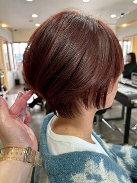 ヴィスト バイ レボ(VIST by REVO) 着物ヘア/大人ガーリー/ダークアッシュ/似合わせカット/新松戸