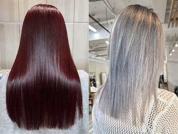 ラヴィエール(LAVIERE by R-EVOLUT)の写真/〈カット＋髪質改善縮毛矯正￥10980〉かける度ツヤが増すストレートで艶髪美人に近づく◎【柏/柏駅】