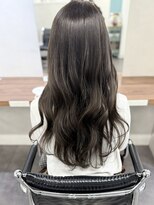 オウル(Owll) *くすみベージュカラー暗髪透明感カラー*