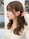 外国人風◎髪質改善レイヤーヘーゼルベージュ春色