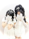 盛り髪ペアセット