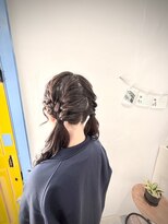 ソエルフォーヘア(soel for hair)&nbsp;編み込みツインテール