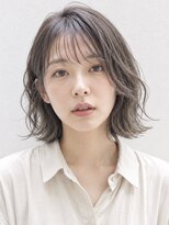 ヘイ 松本店(HEY)&nbsp;【HEY 松本】ゆるふわボブパーマ×透け感グレージュ