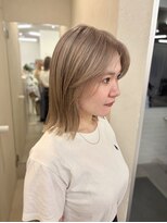 パドメ(padme)&nbsp;ミルクティーカラー 20代/30代/40代/50代/ボブ/ブリーチあり