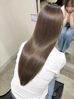 ダブル アンダーバー サロン(W_SALON)&nbsp;マロンベージュ×酸性ストレート