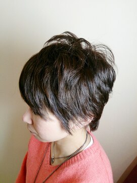 ユニットコンプレックス 名取店(UNIT complex) 黒髪ショートスタイル