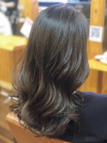 ララテラス(LaLa Terrace)&nbsp;ダークブルーアッシュ×大人可愛いとろみゆるふわセミディ