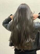 ヘアサロン グローリー(glory)&nbsp;ハイトーンからの暗めのグレイジュ