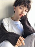 〈スタイリング簡単〉外国人のくせ毛風パーマショート
