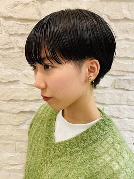 ゾンネ(ZONNE) 【ZONNE】フロント重め刈り上げマッシュショート