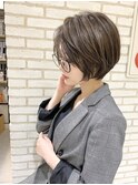 【大人かわいい小顔スリークボブローライト20代30代40代】