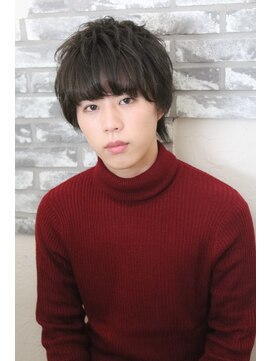 ヘアースパパズ(hairspaPAZ) メンズフェザーマッシュウルフ 祐天寺/メンズカット/コタ/パーマ