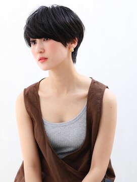 オーブ ヘアー ブランコ 久米川店(AUBE HAIR Blanco) 【AUBE HAIR】重めバング×ショート