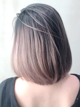 アイティー バイ アルバム 浦和店(IT by ALBUM) バレイヤージュボブ_チョコレートプリカール_ba307512