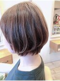 大人カジュアル/前下がりボブ/ショートボブ/ミセス/30代40代