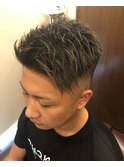 スキンフェード×ラフショート