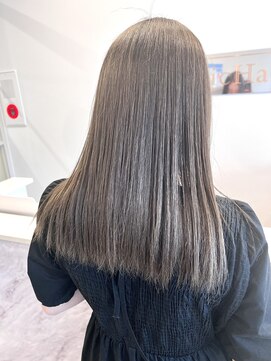 リシェイル(RICHAIR) ブリーチ毛に縮毛矯正『グレージュ』