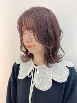 アイニ 天王寺アポロ店(aini) ピンクベージュ/ダブルカラー/髪質改善/トリートメント/天王寺