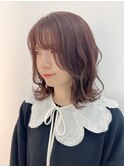 ピンクベージュ/ダブルカラー/髪質改善/トリートメント/天王寺