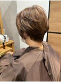 ☆ショートボブ×白髪ぼかしハイライト☆