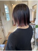 インナーカラー:ピンクレッド