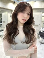 サイン 渋谷(SIGN)&nbsp;韓国ヘアイメチェンハッシュカット似合わせカットレッドブラウン