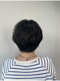#無造作#パーマ#ショート