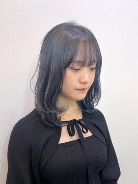 イオエ 梅田(ioe) ダブルカラー/大人ボブ/黒髪スタイル/髪質改善/縮毛矯正