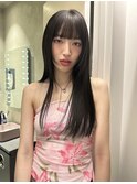 ストレートヘア顔まわりカット kanon