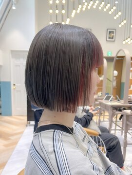 ロンド レグリーズ 立川(Lond leglise) ミニウルフレイヤーカット顔周り前髪韓国ショートボブ/立川