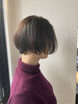 ケイトブラウン(KATE BROWNE)&nbsp;重めグラボブ/大人ショート/50代髪型