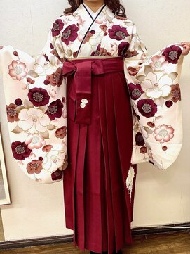 ヘアセットアップス(UP's) 卒業式はやはり袴がイイ♪☆『≪袴≫着付け+ハーフセット♪』