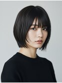 イメチェン/美髪/外ハネボブ/ワイドバング/髪質改善/縮毛矯正
