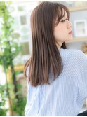シースルーバングナチュラルエアストレートc6浦和20代30代40代