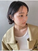 【PARK】かきあげボブ×ナチュラルブラック