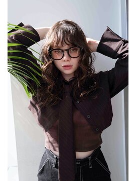 ロンドアンメゾン 原宿(Lond un Maison.) ブリーチなしチェリーブラウン髪質改善アルミナカラー前髪